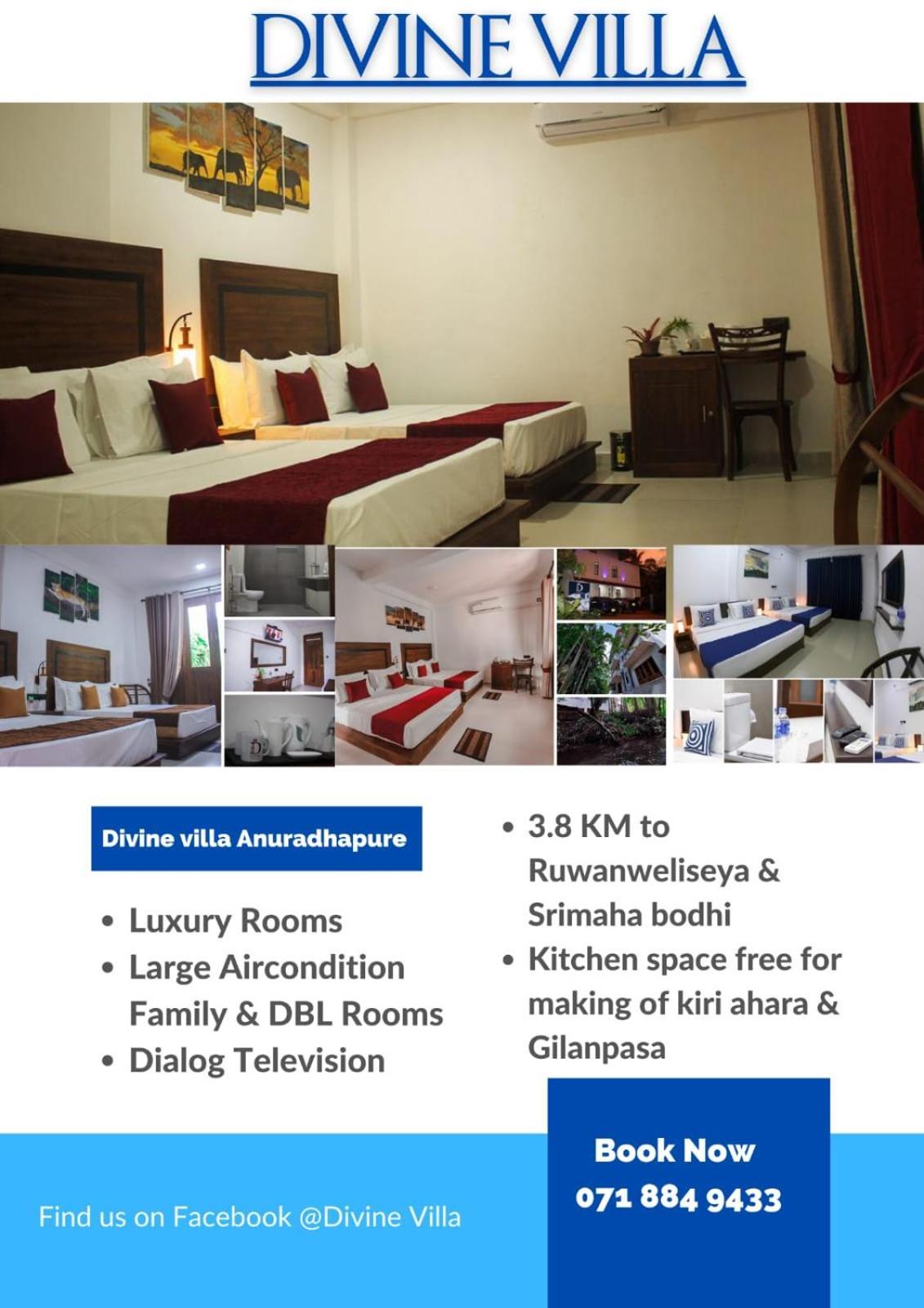 Divine Villa Anuradhapura Eksteriør billede